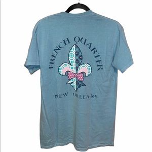 Women’s Louisiana French Quarter T-shirt, Gildan